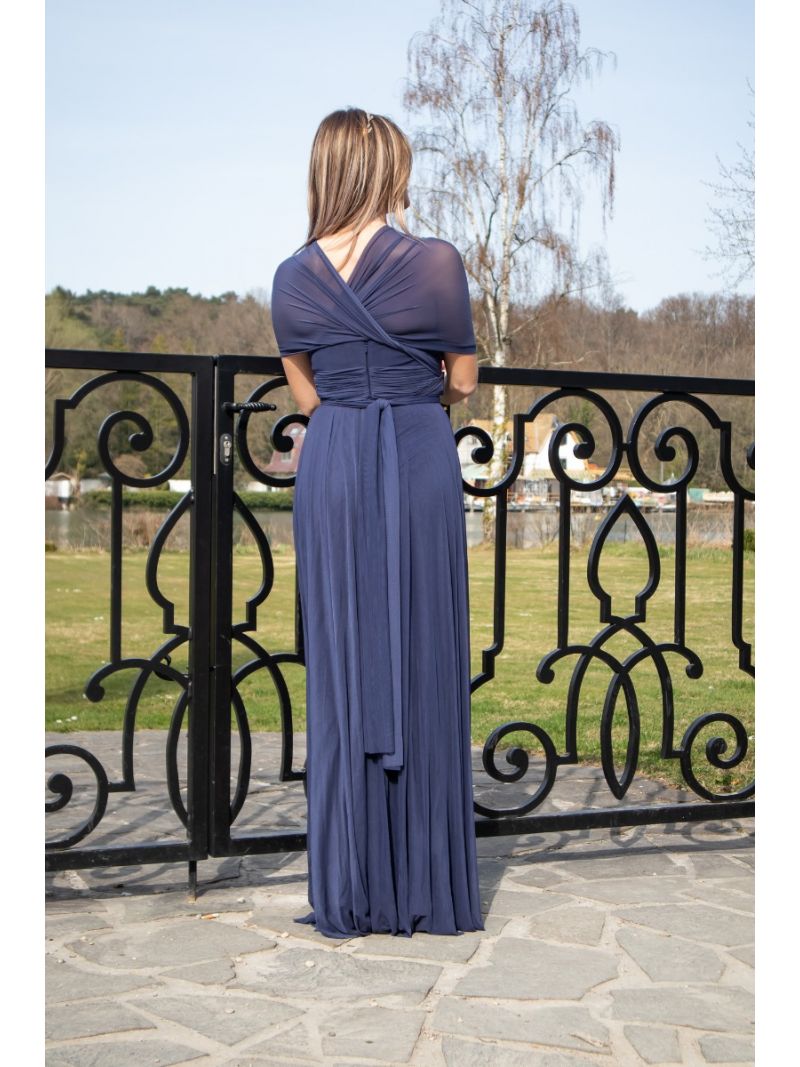 Multiway jurk - donkerblauw