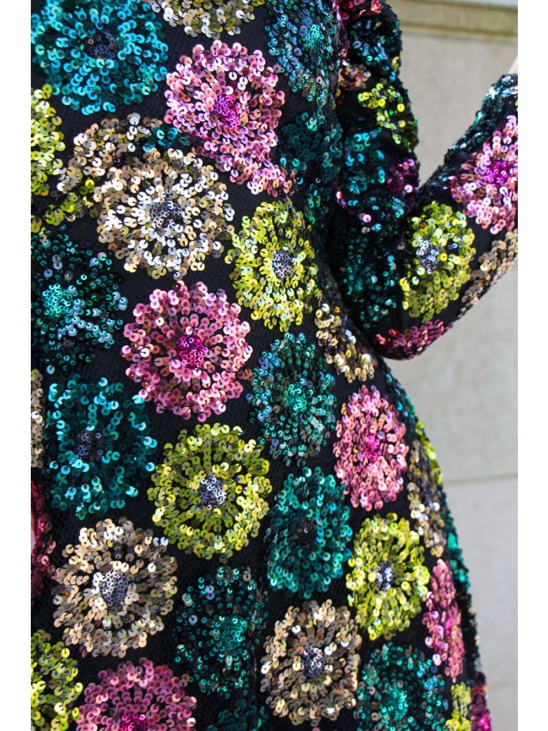 Robe à paillettes - Multicolore